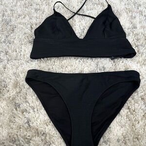 H&M Black Women's Swimwear Set